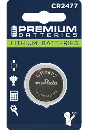 Premium Batteries CR2025 Battery 3V Lithium Coin Cell (6 Panasonic  Batteries) (Child Resistant Packaging)